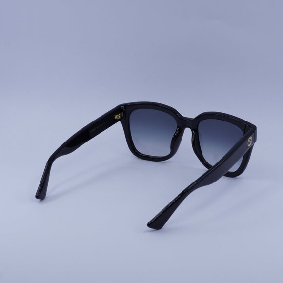 Gucci GG1338SK 003 Sunglasses Black Square Frame, Grey Gradient Lenses